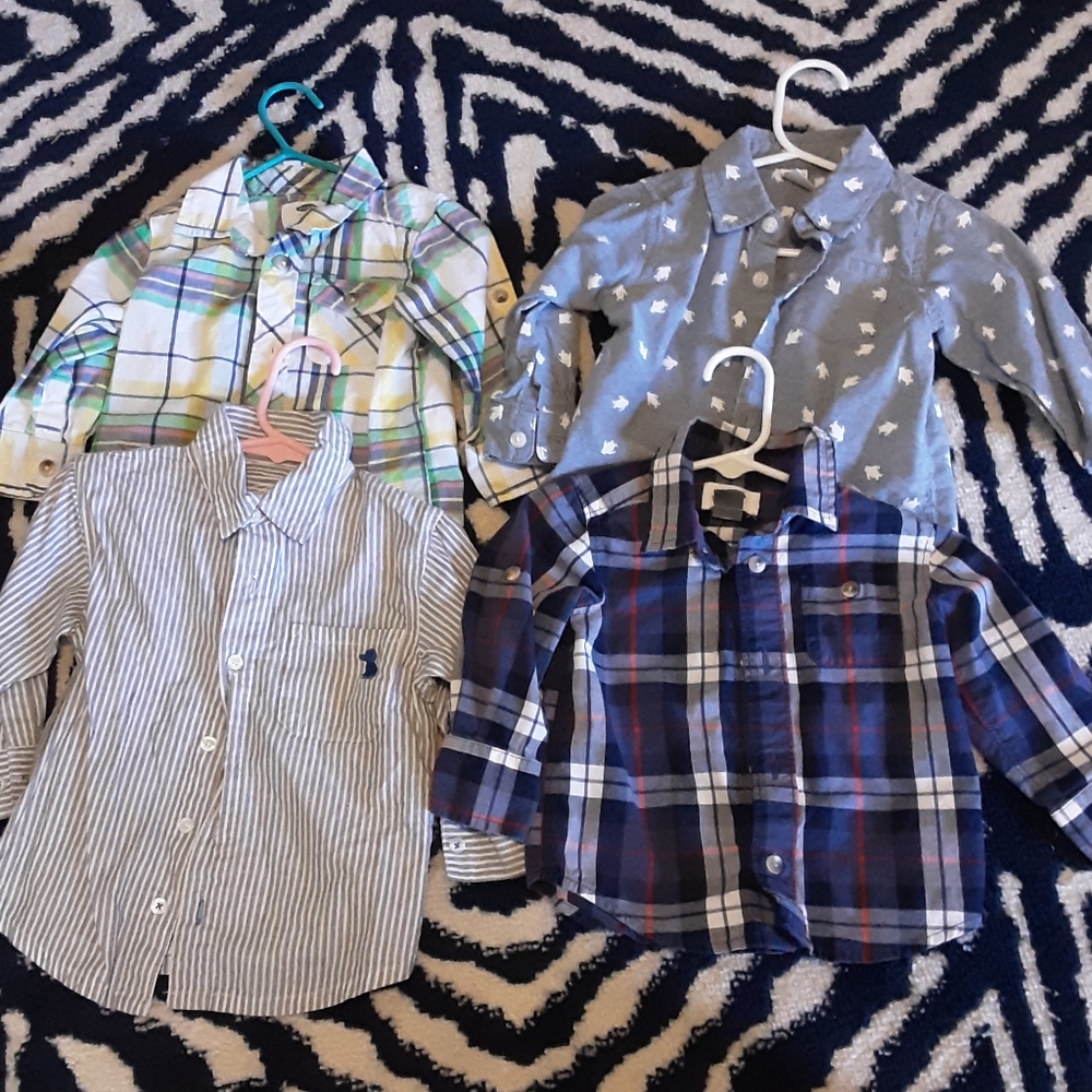 12-18 month boys  button up  shirts